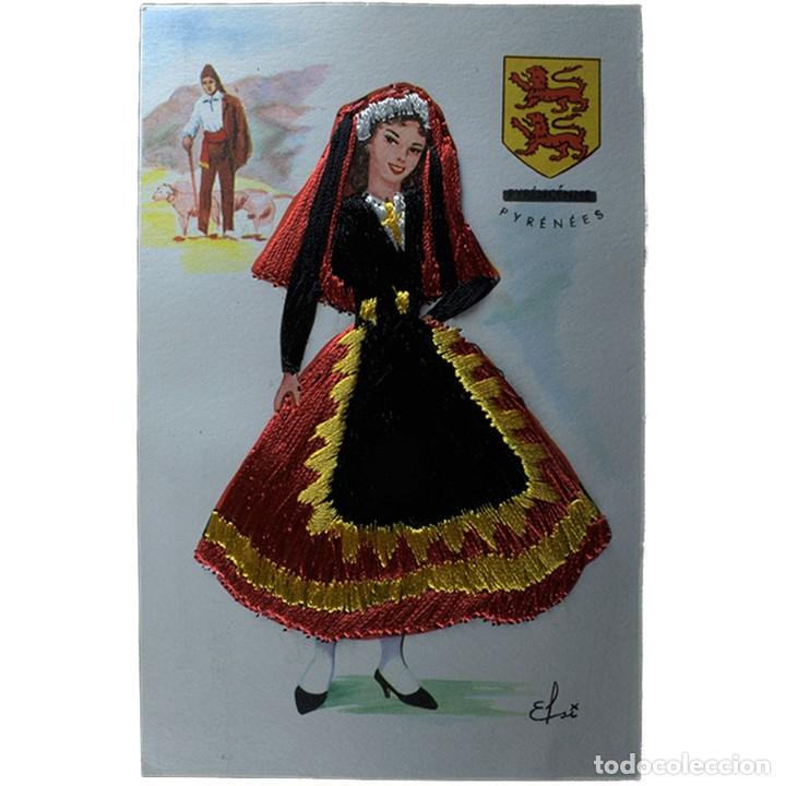 Postales: POSTAL. PYR&Eacute;N&Eacute;ES. RECUERDO TRAJE REGIONAL