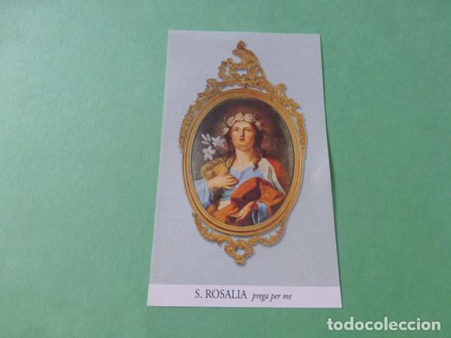 Cartoline: SANTA ROSALIA ANTIGUA ESTAMPA