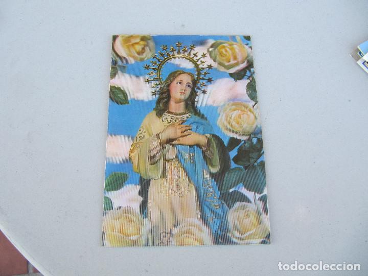 Postales: Inmaculada concepcion - postal formato 3 D