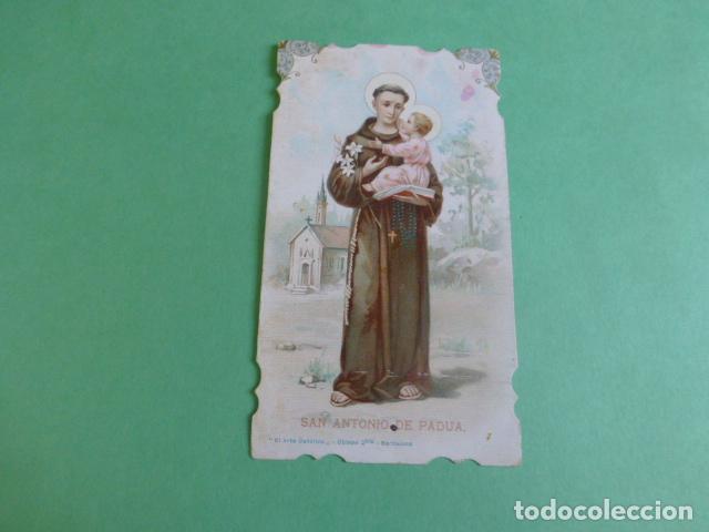 Cartes Postales: SAN ANTONIO DE PADUA ANTIGUA ESTAMPA CROMOLITOGRAFICA