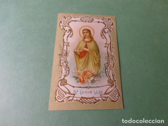 Cartes Postales: SANTA LUCIA ANTIGUA ESTAMPA CROMOLOTOGRAFICA