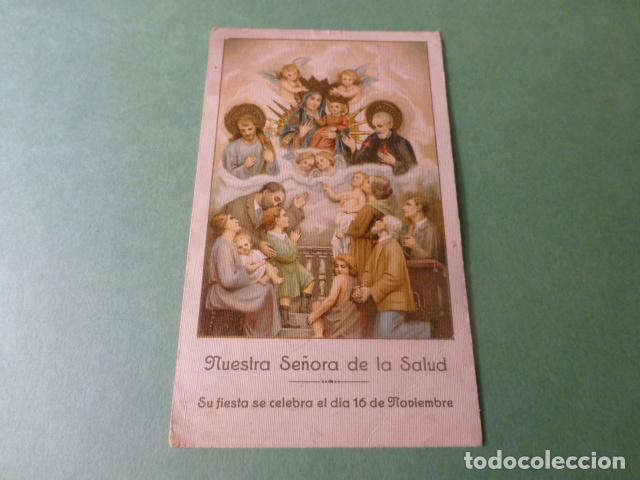 Cartes Postales: NUESTRA SE&Ntilde;ORA DE LA SALUD ANTIGUA ESTAMPA CROMOLOTOGRAFICA