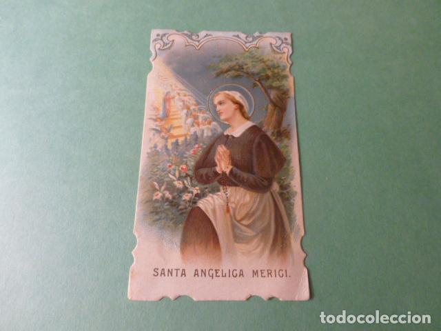 Cartes Postales: SANTA ANGELA MERICI ANTIGUA ESTAMPA CROMOLOTOGRAFICA