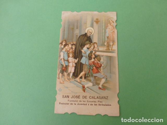 Cartoline: SAN JOSE DE CALASANZ ANTIGUA ESTAMPA CROMOLITOGRAFICA