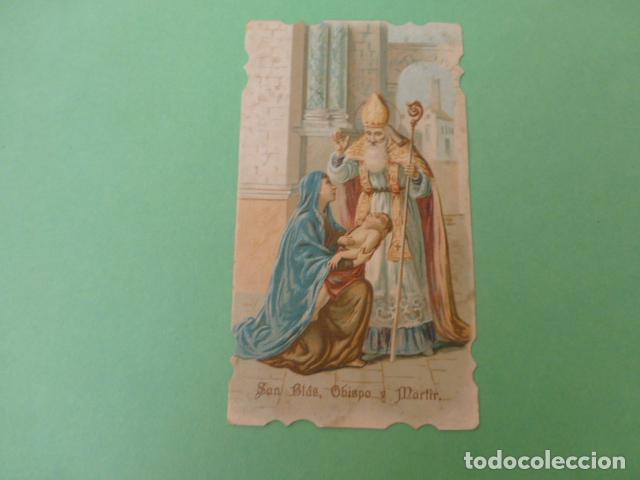 Cartes Postales: SANTA BLAS ANTIGUA ESTAMPA CROMOLITOGRAFICA