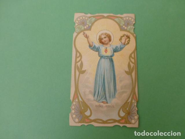 Cartes Postales: NI&Ntilde;O JES&Uacute;S ANTIGUA ESTAMPA CROMOLITOGRAFICA