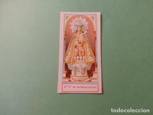Postais: NUESTRA SE&Ntilde;ORA DE LOS DESAMPARADOS ANTIGUA ESTAMPA CROMOLITOGRAFICA