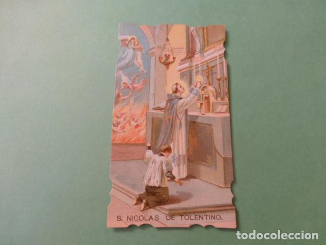 Postcards: SAN NICOLAS TOLENTINO ANTIGUA ESTAMPA CROMOLITOGRAFICA