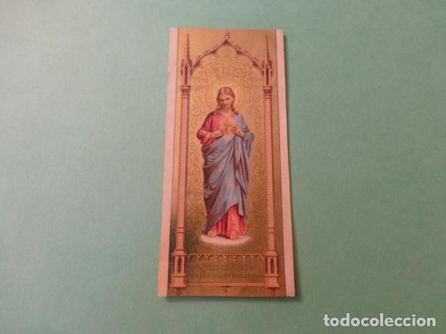 Cartes Postales: SAGRADO CORAZON DE JESUS ANTIGUA ESTAMPA CROMOLITOGRAFICA