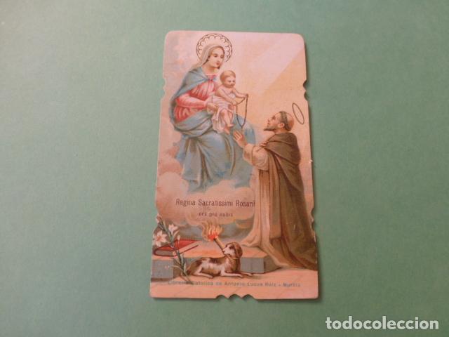 Cartes Postales: VIRGEN DEL ROSARIO ANTIGUA ESTAMPA CROMOLITOGRAFICA