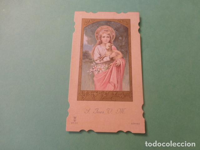 Postais: SANTA INES ANTIGUA ESTAMPA CROMOLITOGRAFICA