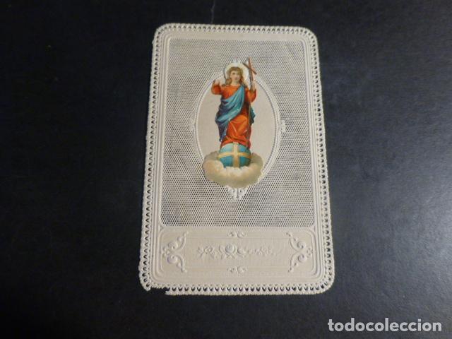 Cartes Postales: NI&Ntilde;O JESUS ANTIGUA ESTAMPA CALADA PUNTILLA