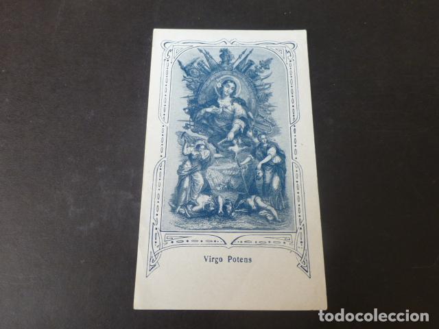 Postais: VIRGEN LETANIA DEL ROSARIO ANTIGUA ESTAMPA