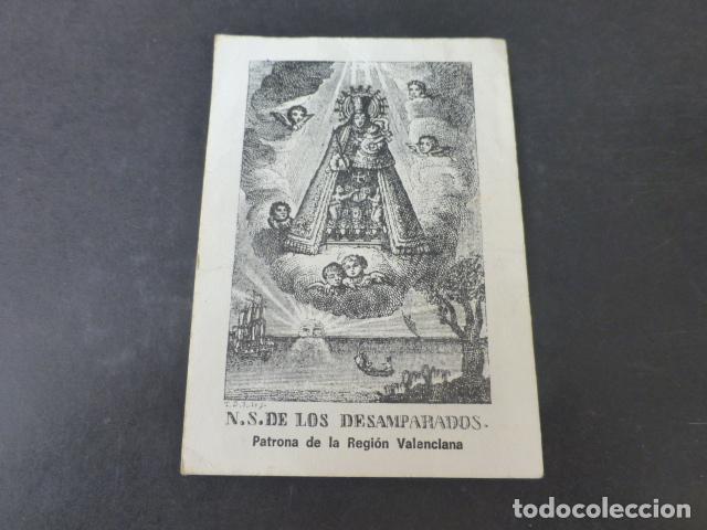 Postais: NUESTRA SE&Ntilde;ORA DE LOS DESAMPARADOS ANTIGUA ESTAMPA