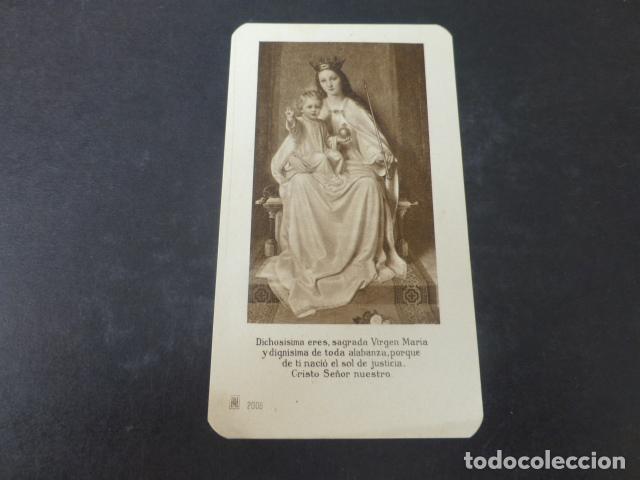 Postkarten: VIRGEN MARIA Y NI&Ntilde;O JESUS ANTIGUA ESTAMPA