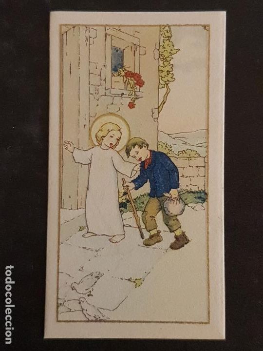 Postales: NI&Ntilde;O JESUS ANTIGUA ESTAMPA