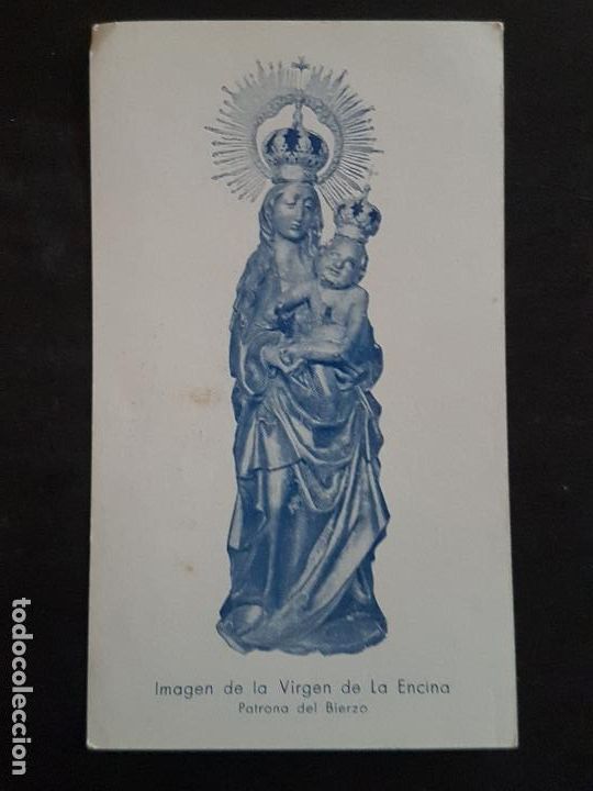 Postais: VIRGEN DE LA ENCINA EL BIERZO LEON ANTIGUA ESTAMPA