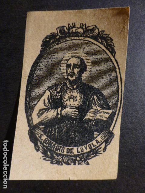 Cartes Postales: SAN IGNACIO DE LOYOLA ANTIGUA ESTAMPA SIGLO XIX