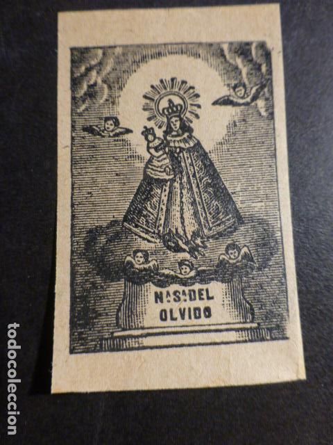 Cartes Postales: NUESTRA SE&Ntilde;ORA DEL OLVIDO ANTIGUA ESTAMPA SIGLO XIX