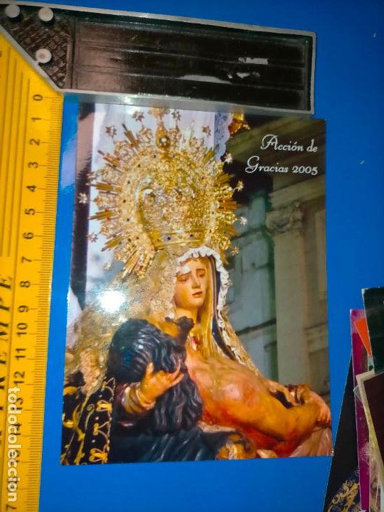 Postais: ref: estampas, postales fotos a determinar relacionadas con la semana santa de cadiz virgen cristo