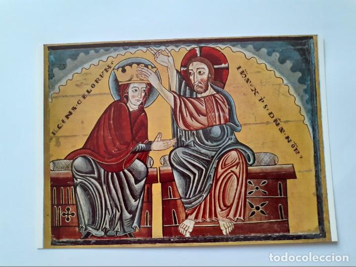 Postales: POSTAL - CORONACI&Oacute;N DE LA VIRGEN FRONTAL D'ALTAR DE LLUCA - MUSEO EPISCOPAL - S/C