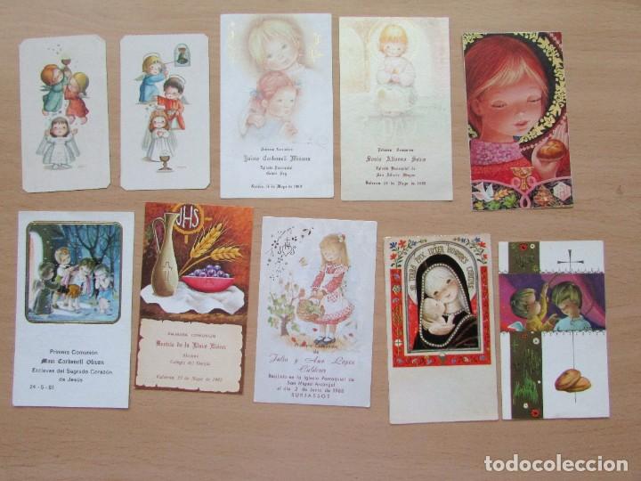 Postkarten: LOTE 10 ESTAMPAS Y RECUERDOS DE COMUNI&Oacute;N.