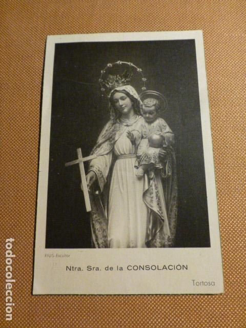 Cartes Postales: NUESTRA SE&Ntilde;ORA DE LA CONSOLACION ANTIGUA ESTAMPA