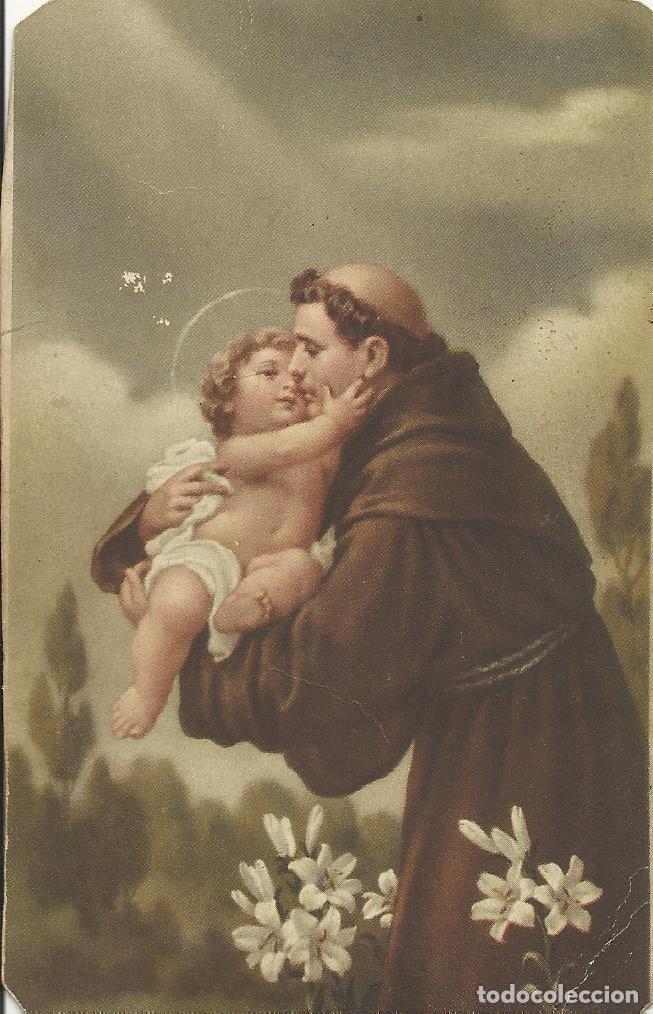 Postales: San Antonio de Padua. Escrita por detr&aacute;s. 13 de junio de 1960. 13x8,5 cm.