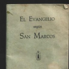 Postales: 1 LIBRITO EL EVANGELIO SEGÚN SAN MARCOS ANTGUO
