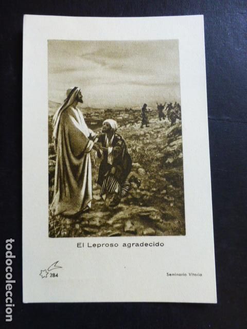 Cartoline: EL LEPROSO AGRADECIDO ANTIGUA ESTAMPA
