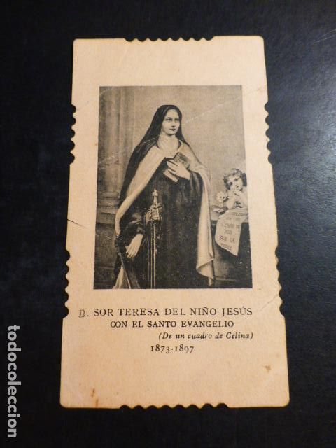 Postcards: SANTA TERESITA DEL NI&Ntilde;O JESUS ANTIGUA ESTAMPA
