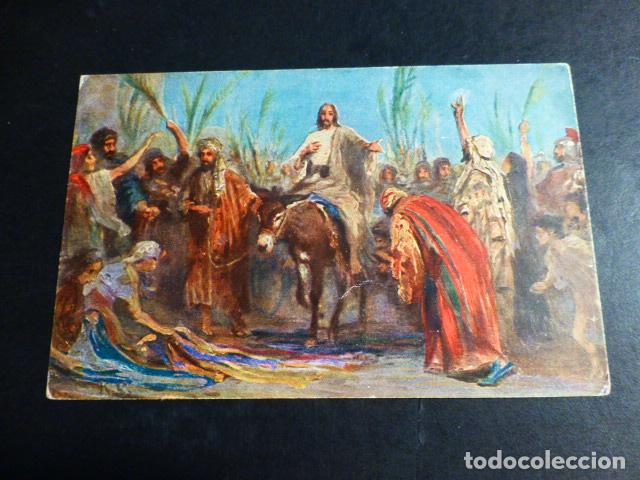 Cartoline: LA SAGRADA ESCRITURA EN CUADROS POR LEINWEBER ENTRADA DE JESUS EN JERUSALEM