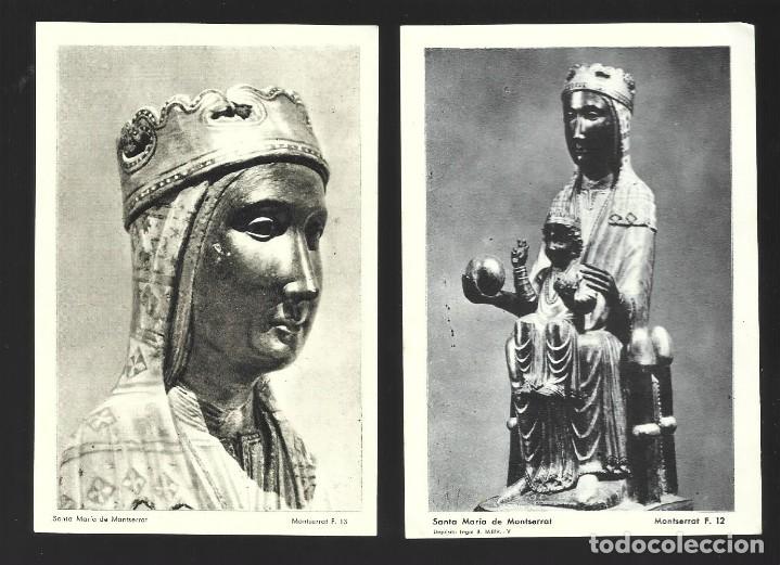 Postales: 1 LOTE DE 2 ANTIGUAS ESTAMPAS MONTSERRAT