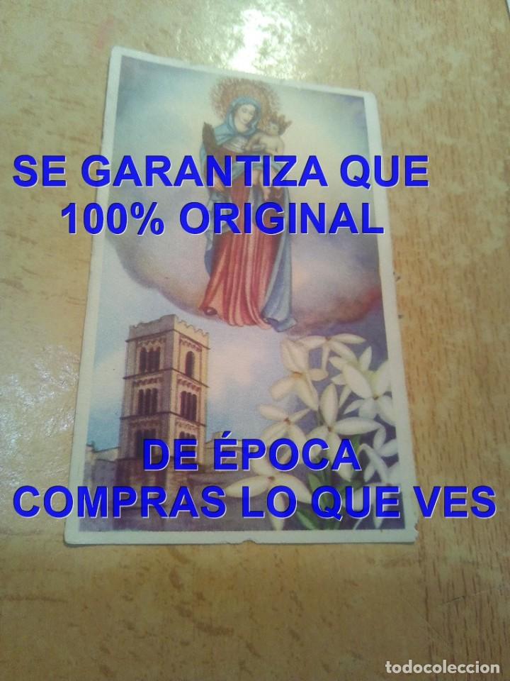 Postales: MARE DE DEU DE LA CANDELERA JACULATORIA CATAL&Agrave; MES DE MAR&Iacute;A ESTAMPA RECORDATORIO 9X5 E96