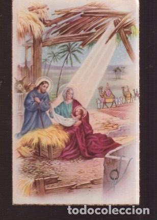 Postales: POSTAL DE NACIMIENTO DE JESUS ESCRITA EL A&Ntilde;O 1953