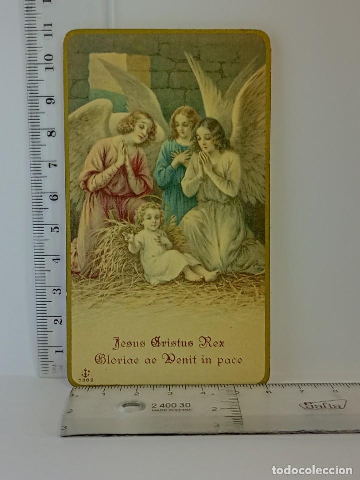 Postkarten: ANTIGUA ESTAMPA RELIGIOSA JESUS CRISTUS REX GLORIAE AE DENIT IN PACE, # 2362 ... L5075