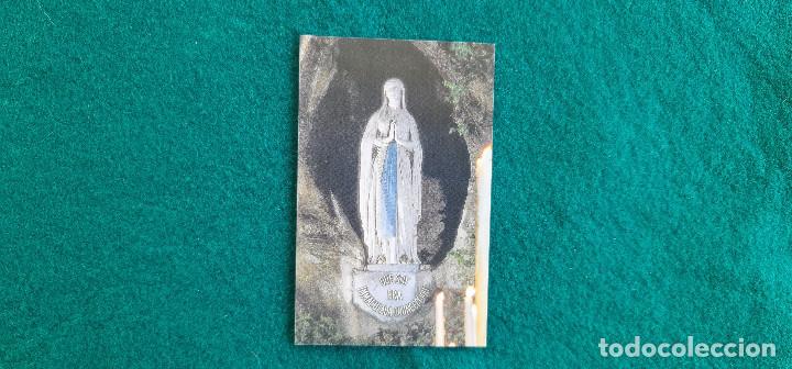 Postales: ESTAMPA RECORDATORIO VIRGEN DE LOURDES