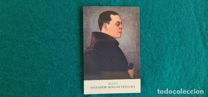 Cartoline: ESTAMPA RECORDATORIO BEATO SALVADOR MOLLAR VENTURA - BIOGRAFIA AL DORSO