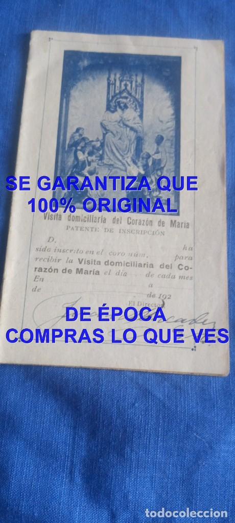 Postales: PUERTO REAL VISITA DOMICILIARIA 1920 SAGRADO CORAZON DE JESUS 8 PG ESTAMPA RECORDATORIO F12