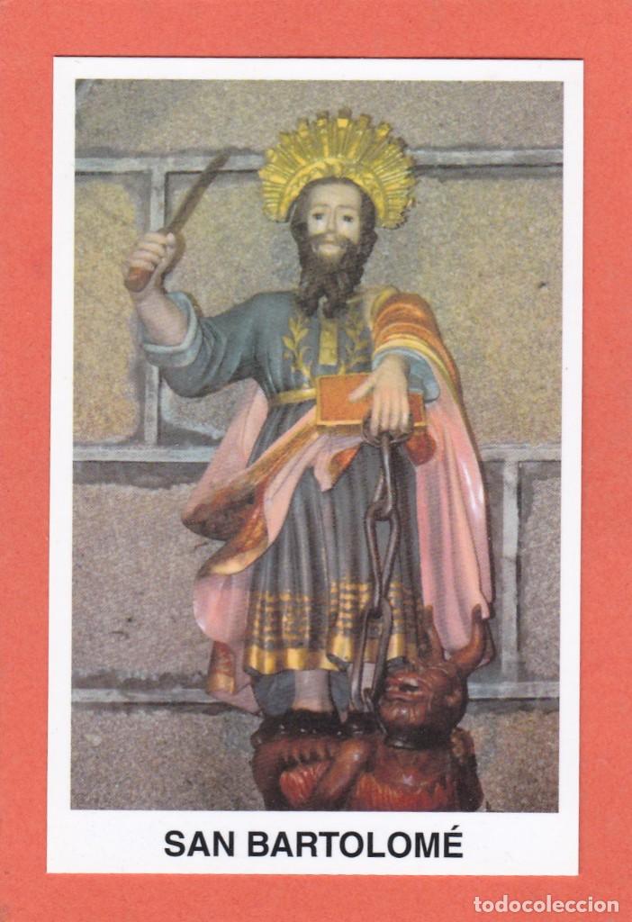 Postales: ESTAMPA SAN BARTOLOME - CON ORACION
