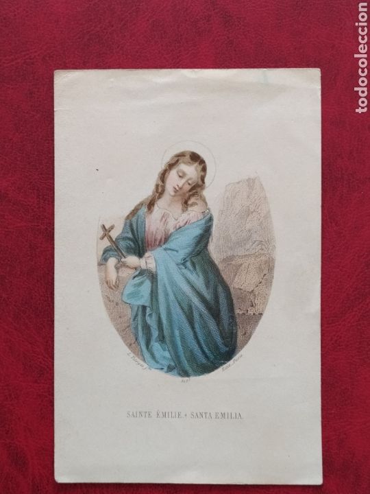 Cartes Postales: ESTAMPA S. XIX - SAINTE &Eacute;MILE - SANTA EMILIA - L.TURGIS PARIS - 12x7,5CM