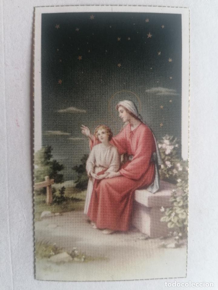 Postales: ESTAMPA, LA VIRGEN CON EL NI&Ntilde;O JESUS
