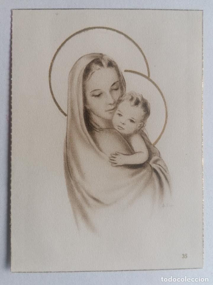 Postales: ESTAMPA, VIRGEN CON EL NI&Ntilde;O JESUS