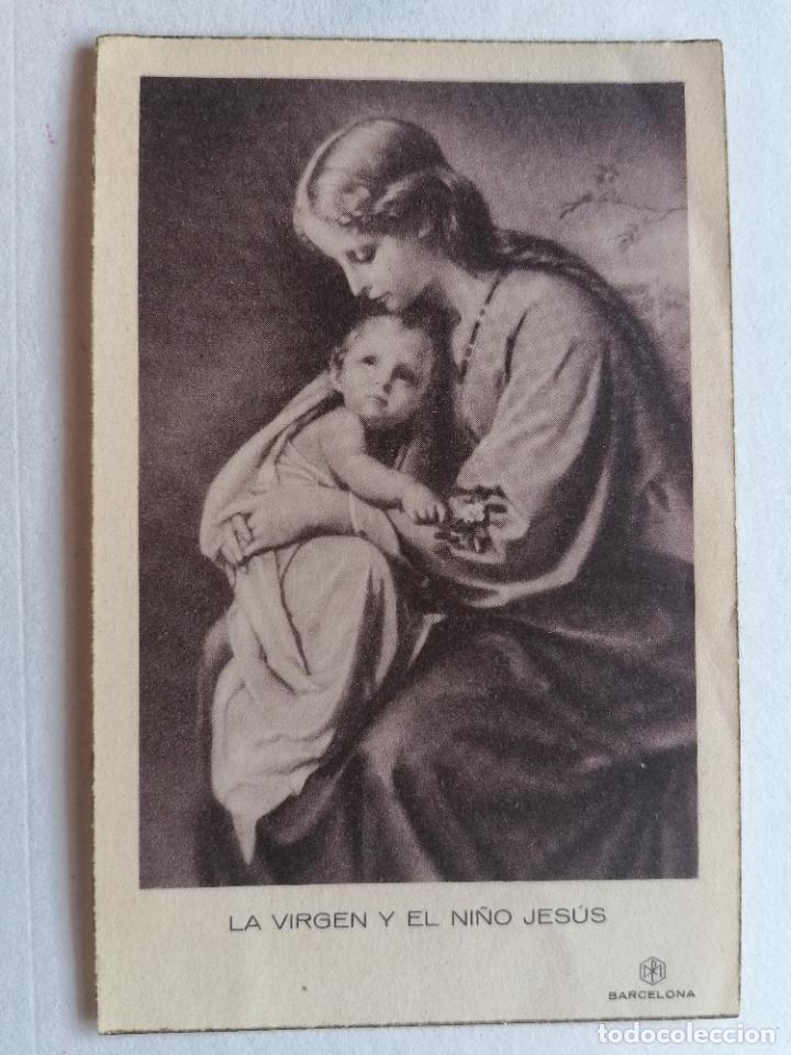 Postales: ESTAMPA LA VIRGEN Y EL NI&Ntilde;O JESUS