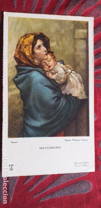 Postais: RELIGIOSAS-V27-III-ESTAMPAS RELIGIOSAS-100X60MM APROX...MADONNINA