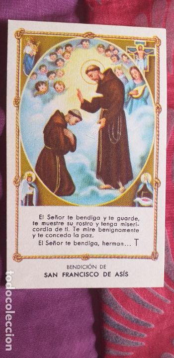 Postales: RELIGIOSAS-V27-IV-ESTAMPAS RELIGIOSAS-100X60MM APROX..SAN FRANCISCO DE ASIS