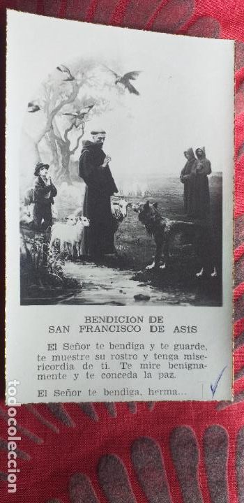 Postales: RELIGIOSAS-V27-IV-ESTAMPAS RELIGIOSAS-100X60MM APROX..SAN FRANCISCO DE ASIS