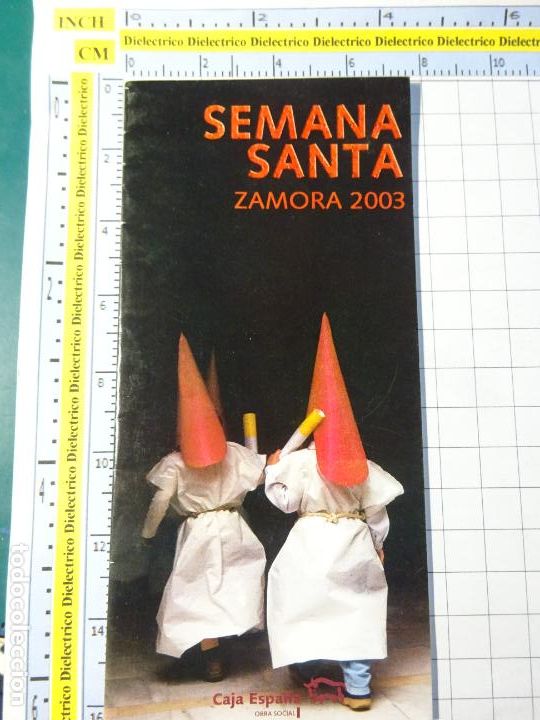Cartoline: PROGRAMA SEMANA SANTA DE ZAMORA HORARIOS ITINERARIOS PROCESIONES. A&Ntilde;O 2003. 536