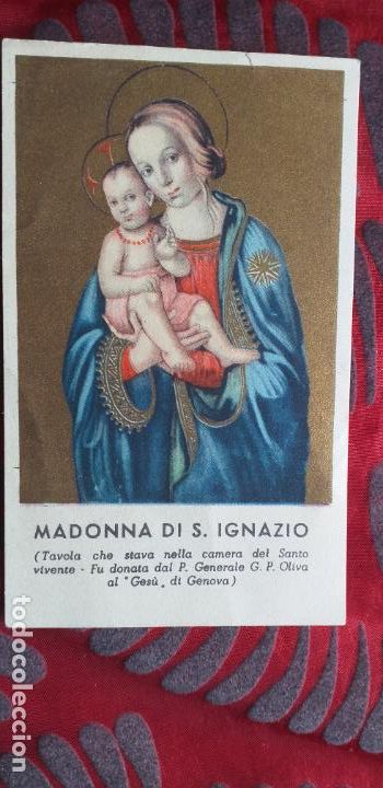Postales: RELIGIOSAS-V27-V-ESTAMPAS RELIGIOSAS-110X70MM APROX...MADONNA DI S.IGNAZIO