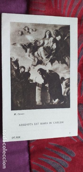 Postais: RELIGIOSAS-V27-VI-ESTAMPAS RELIGIOSAS-110X70MM-APROX..DIPTICO-LA ASUNCION DE MARIA